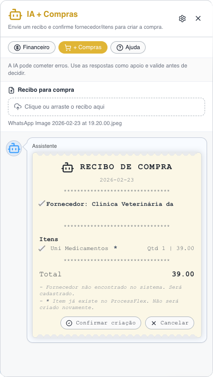 ProcessFlex AI document analysis