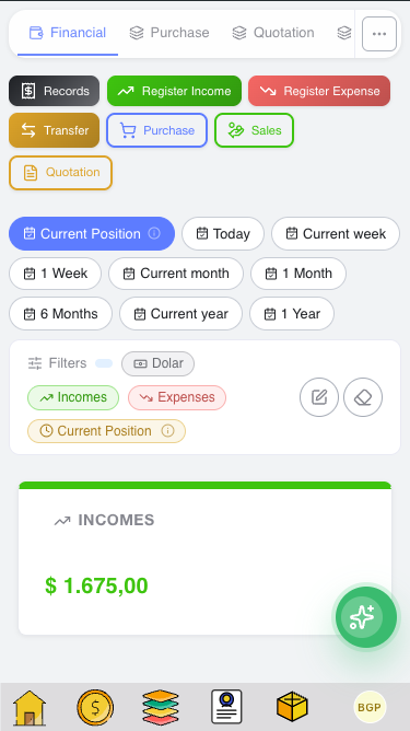 Financial Dashboard Mobile